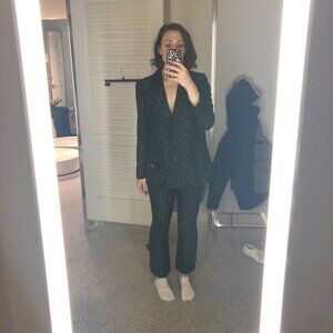 Anine Bing Leopad Print Suit